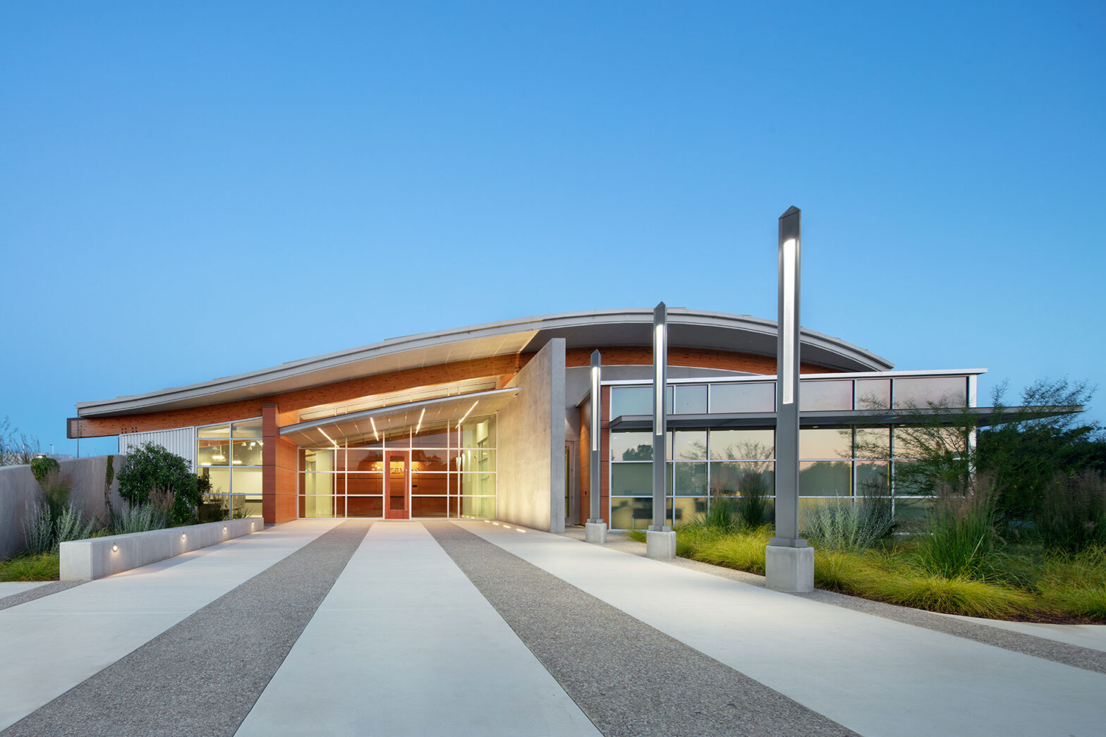 Lange Twins Winery Front Door